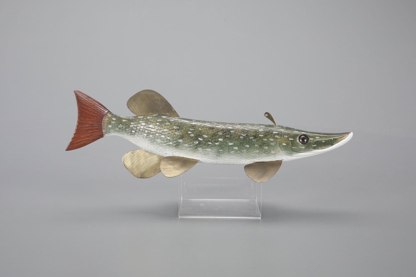 Pike Decoy by Harold E. "Rick" Rickert (1923-1990) (1 of 4)