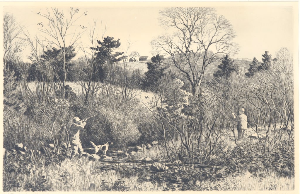 Aiden Lassell Ripley (1896-1969), Woodcock Shooting (1 of 3)