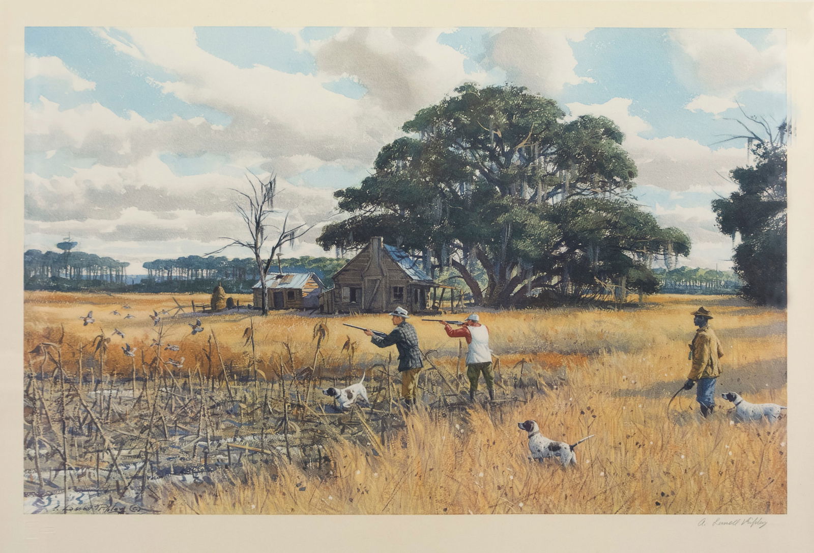 Aiden Lassell Ripley (1896-1969), Covey by the Cabin (1 of 3)