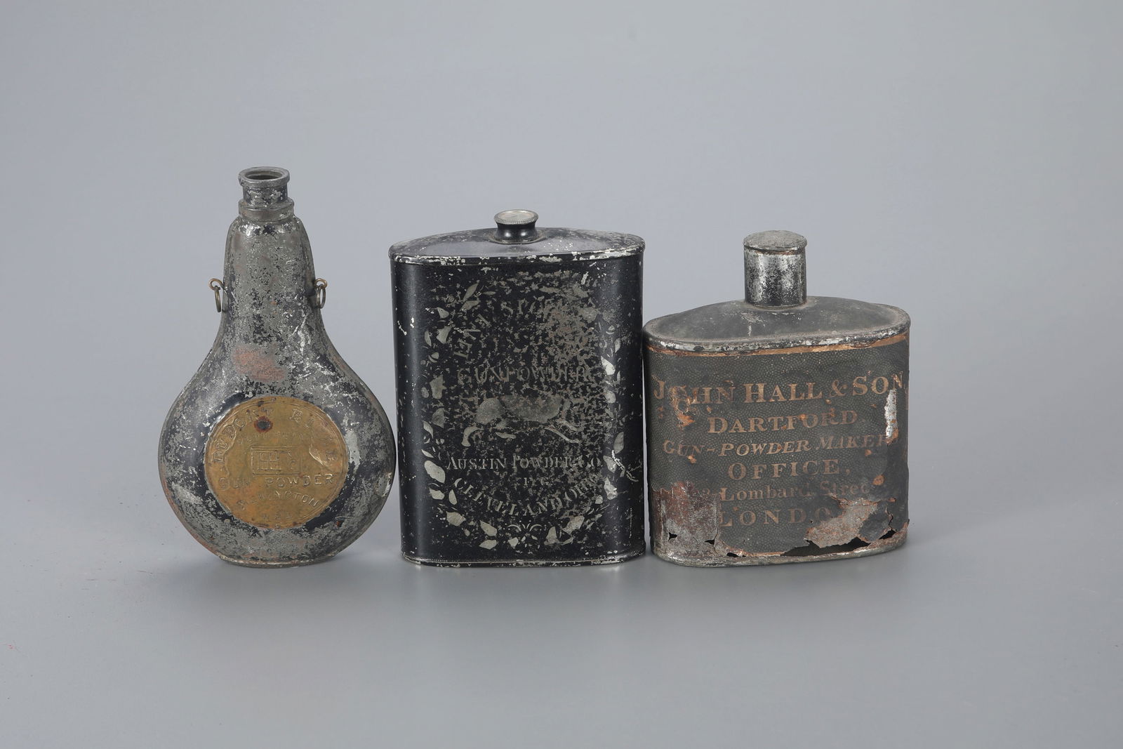 Two Powder Tins and One Flask (1 of 4)