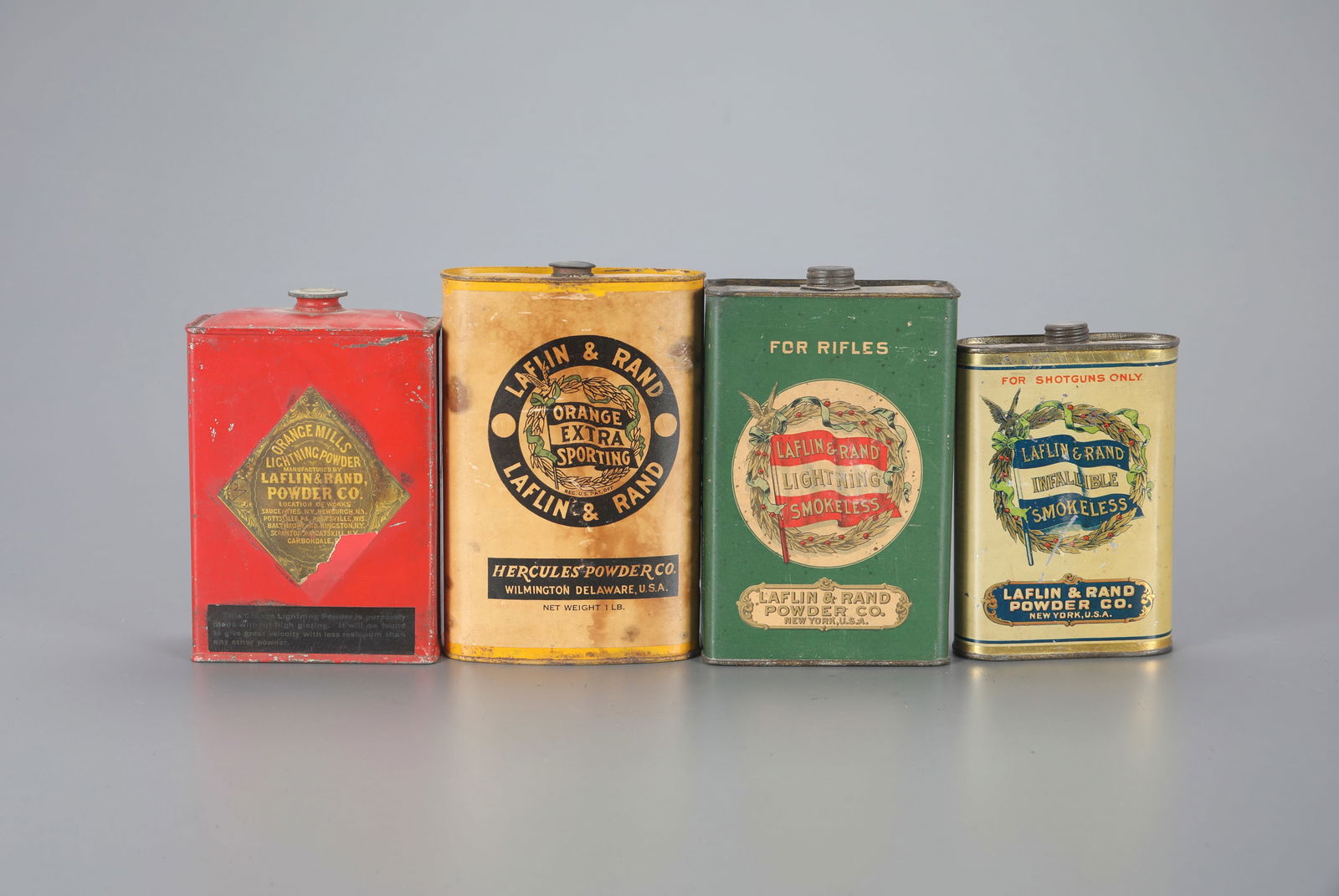 Four Laflin & Rand Powder Tins (1 of 4)