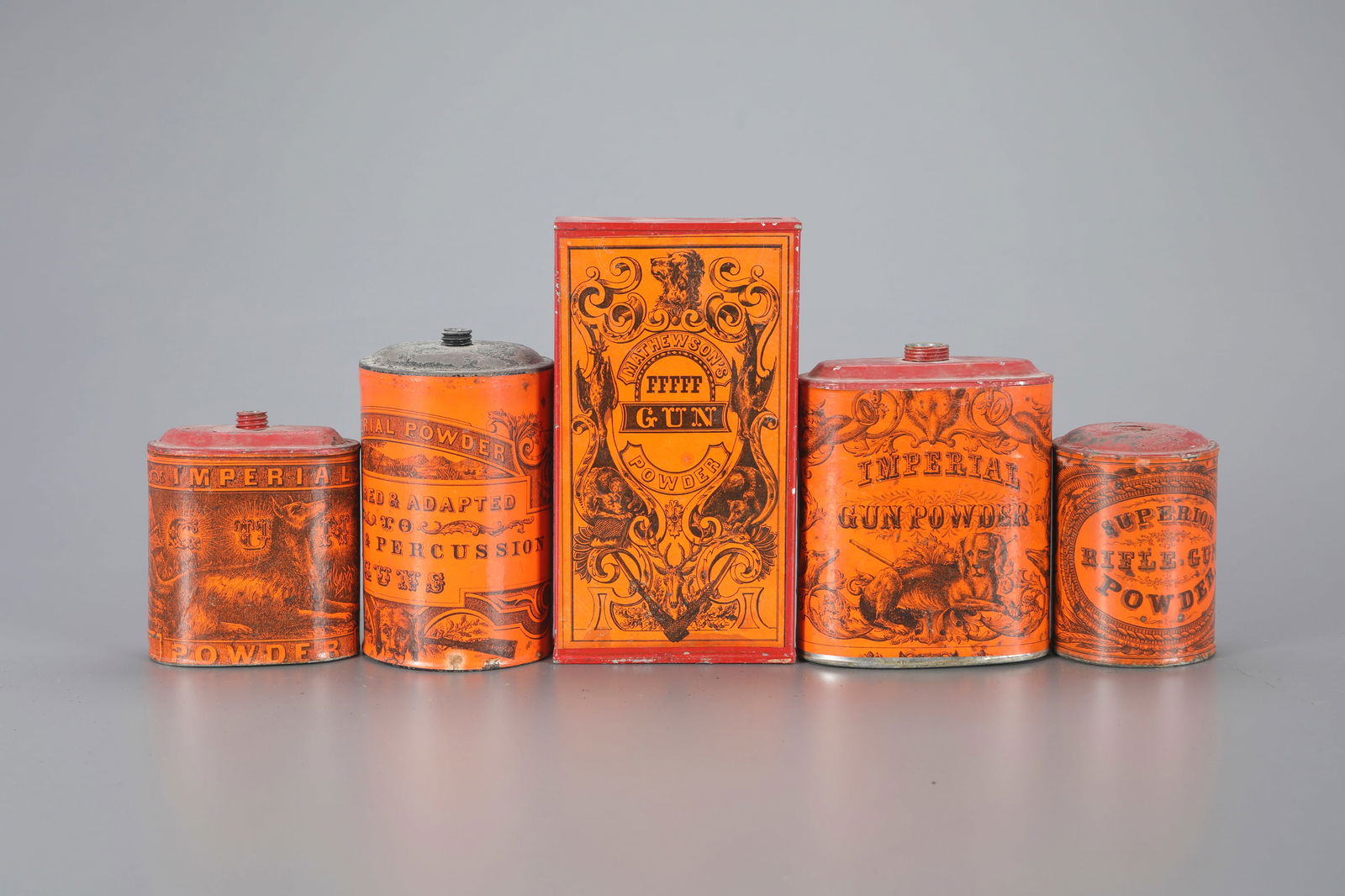 Five Imperial Powder Tins (1 of 4)