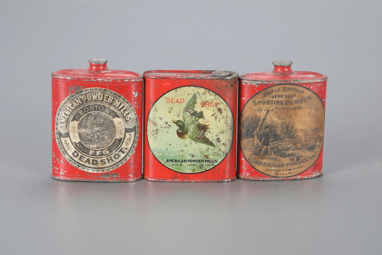 Three American Powder Mills Tins (1 of 4)