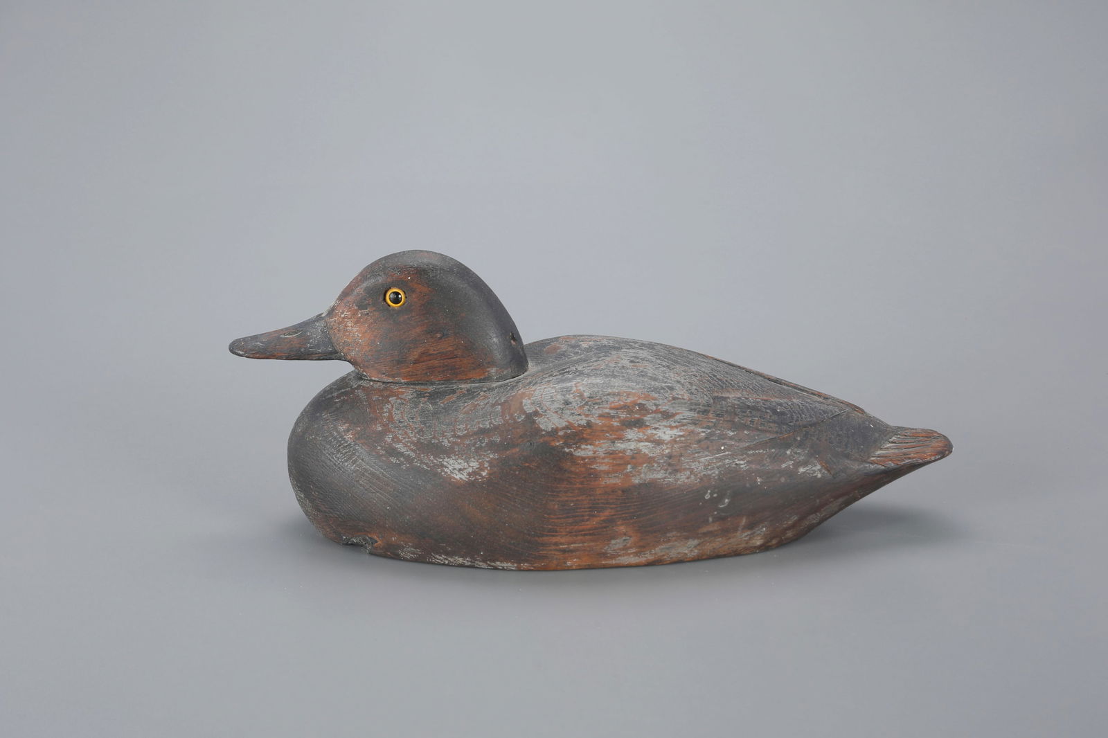 Early Carved-Wing Bluebill Decoy by A. Elmer Crowell (1862-1952) (1 of 4)