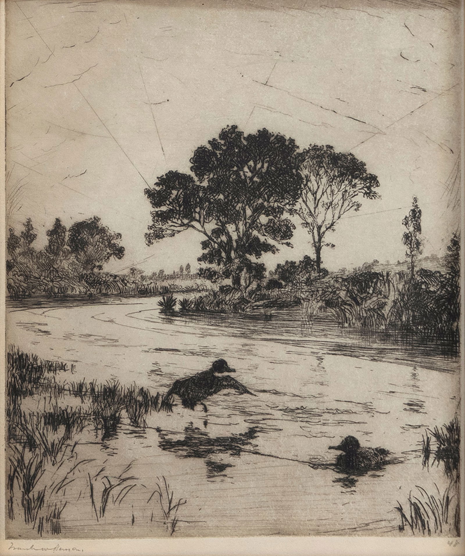 Frank W. Benson (1862-1951), Two Prints (1 of 6)