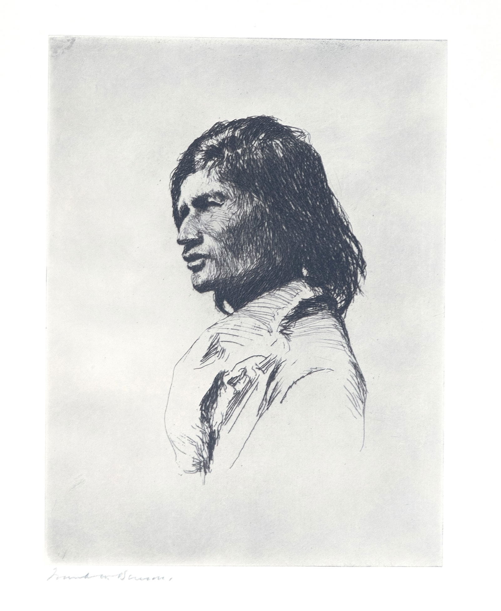 Frank W. Benson (1862-1951), Nascaupee Indian (1 of 1)