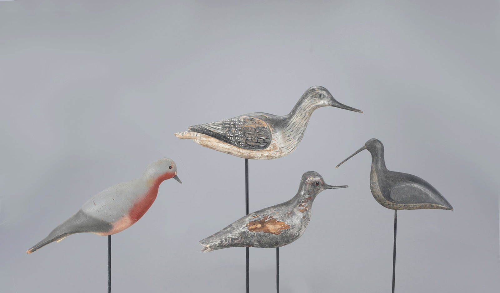 Four Stick-Up Bird Carvings (1 of 4)