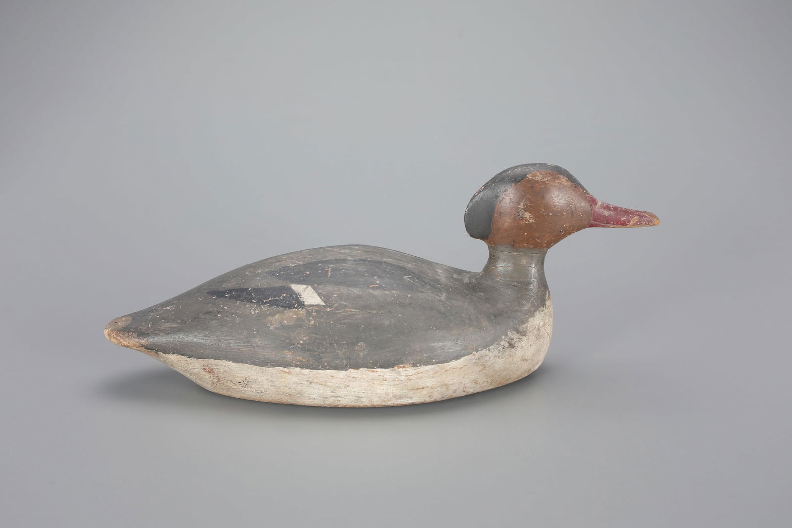 Rare Red-Breasted Merganser Decoy by Charles Morey Lewis (1878-1949) (1 of 4)