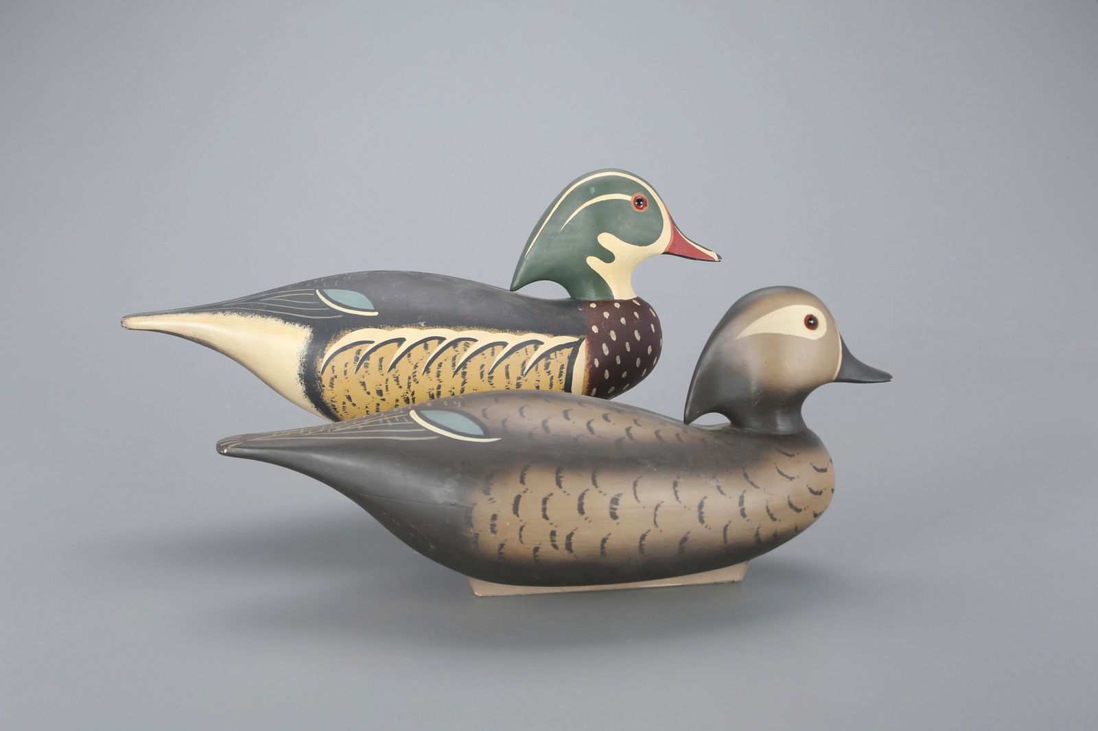 Wood Duck Pair by Wildfowler Decoys (1 of 4)