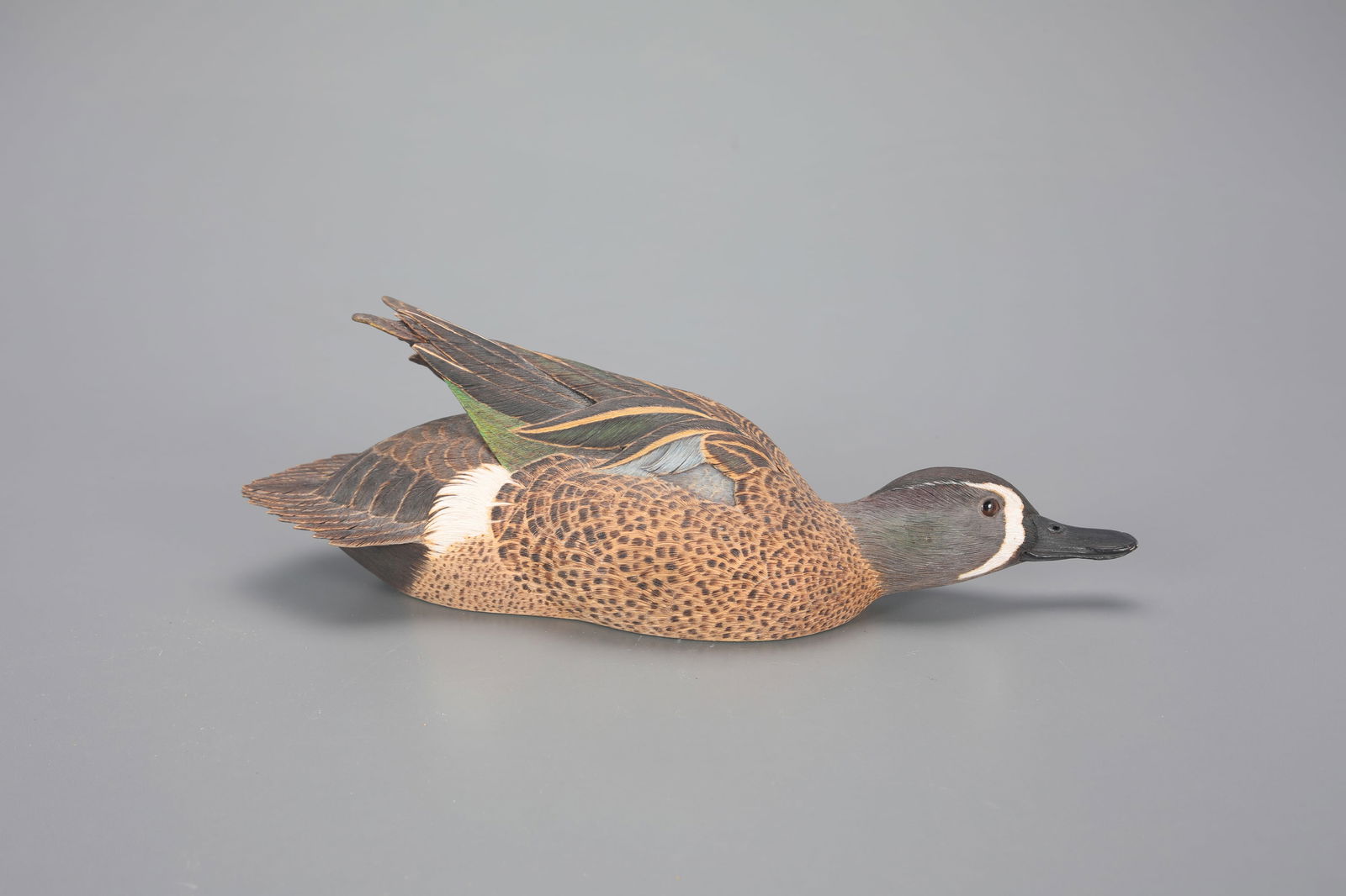 Best-In-Show Swimming Blue-Winged Teal by Leo H. McIntosh (1953-2007) (1 of 5)