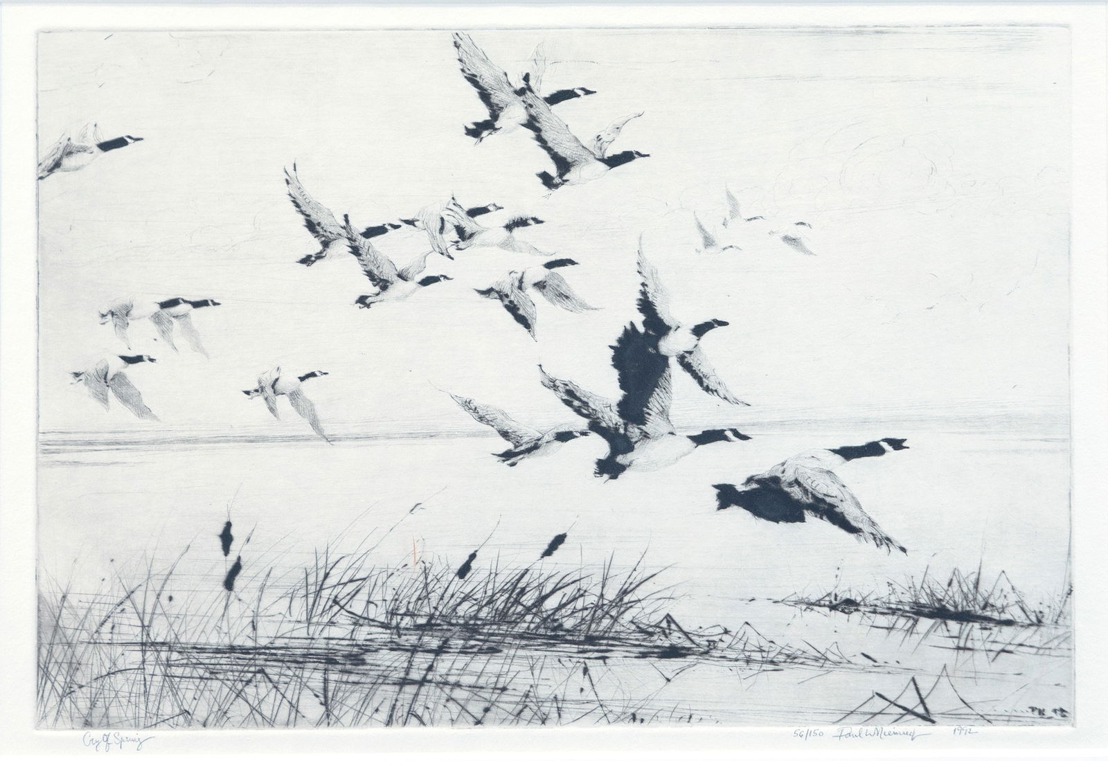 Paul W. Niemiec, Jr. (b. 1948), Cry of Spring (1 of 3)