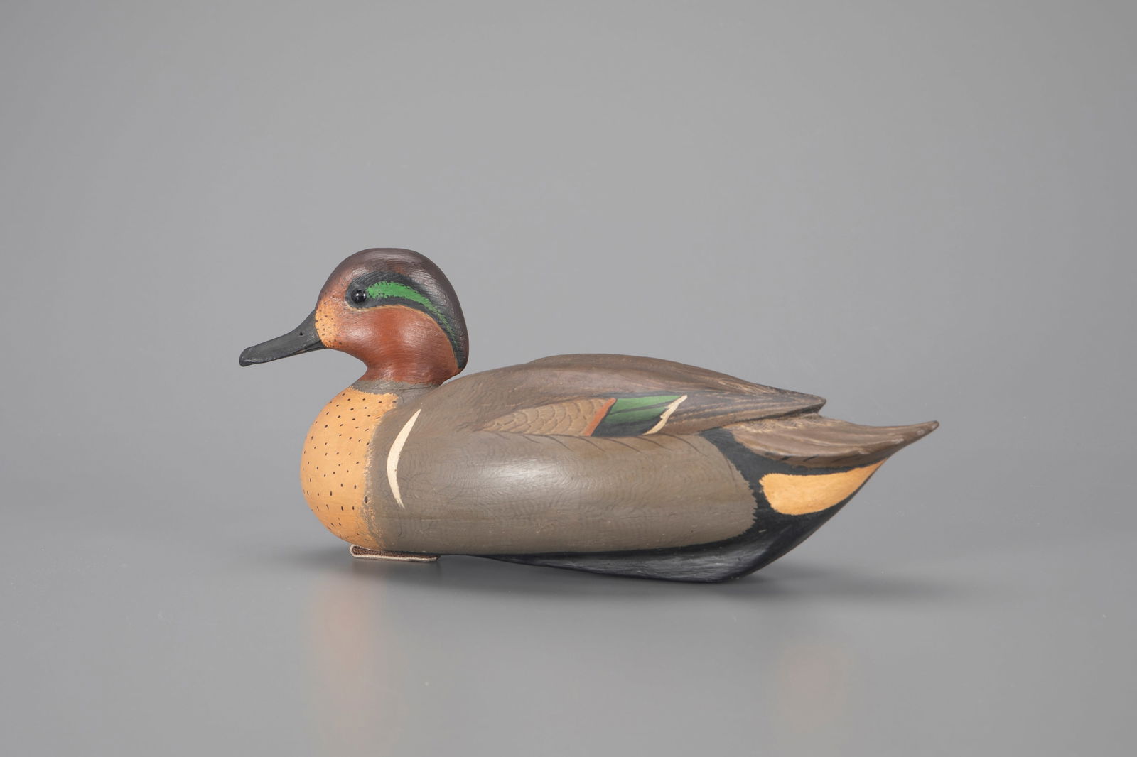 Green-Winged Teal Decoy by Robert "Bob" White (b. 1939) (1 of 4)