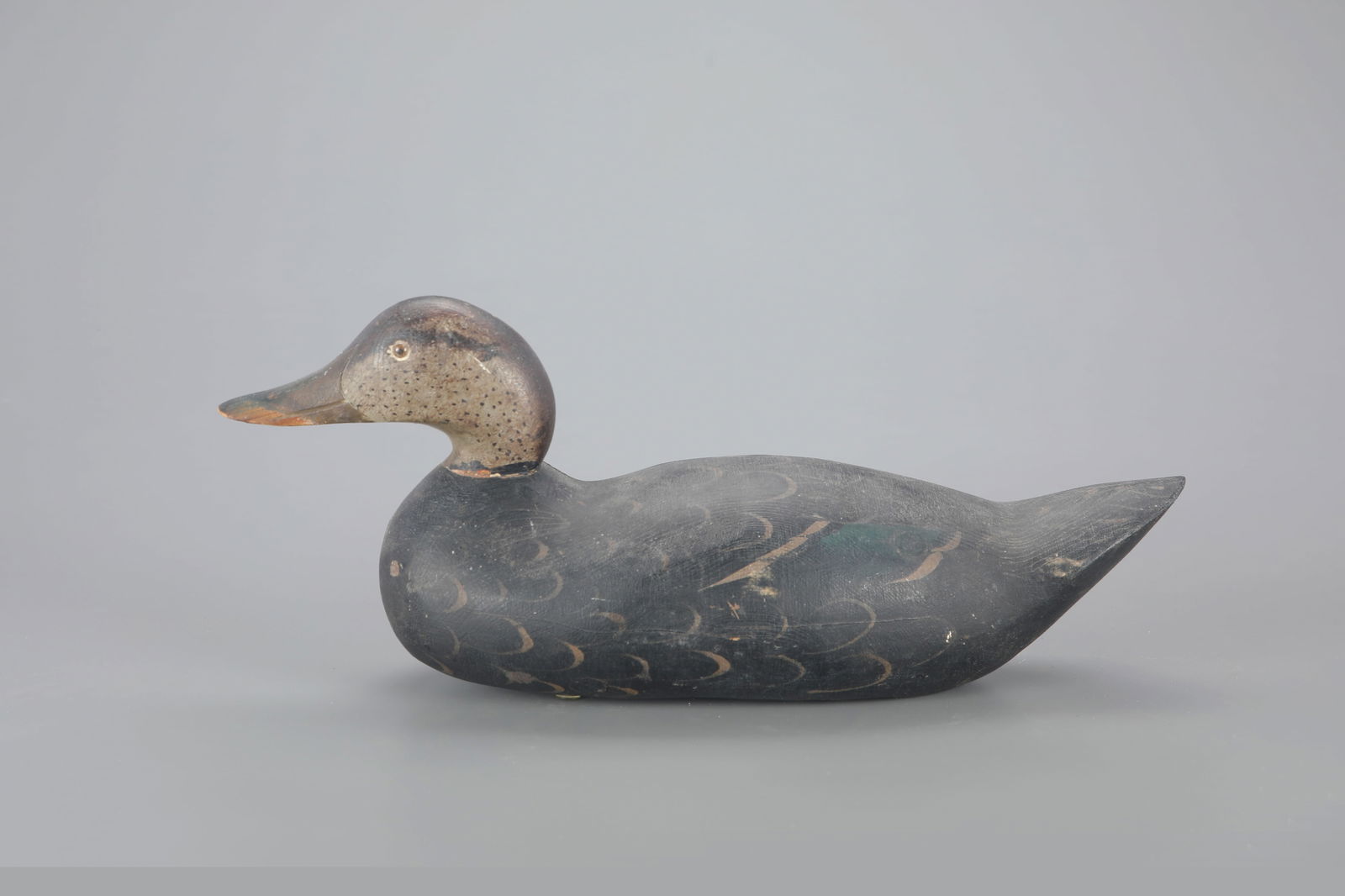 Challenge-Grade Black Duck Decoy by Mason Decoy Factory (1896-1924) (1 of 4)