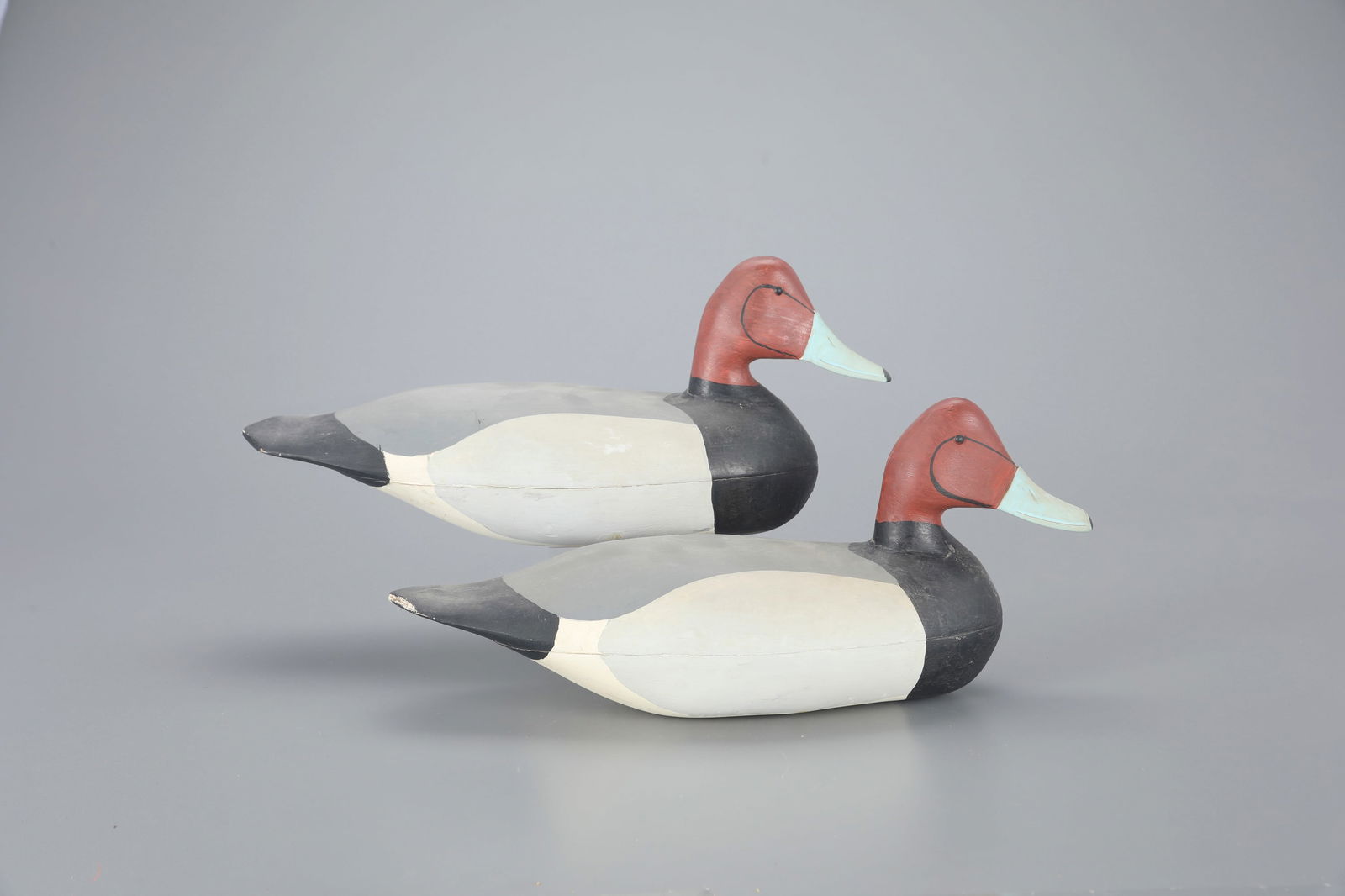 Two Drake Redhead Decoys by Gene Hendrickson (1899-1971) (1 of 4)