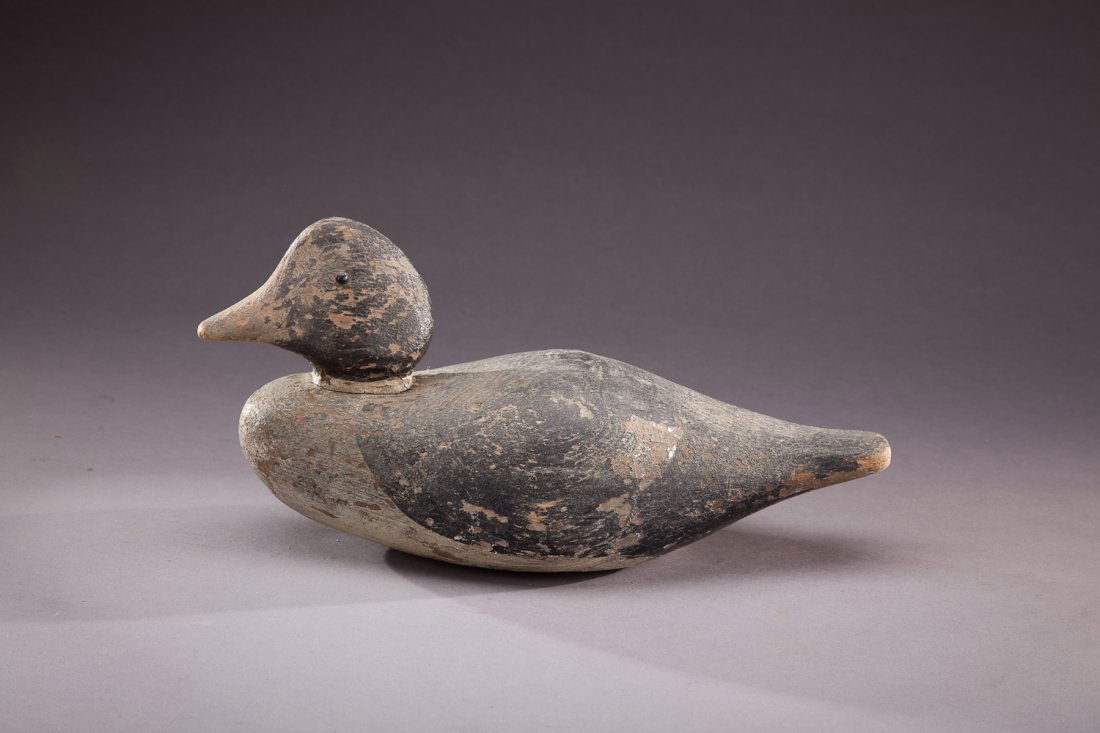 Goldeneye Hen: Goldeneye Hen Arthur Shute (1898-1967) Hingham, MA, c. 1920 This decoy was found by Joseph Archibald Hagar (1896-1989) while doing ornithological field work along the North River in Marshfield. A rela
