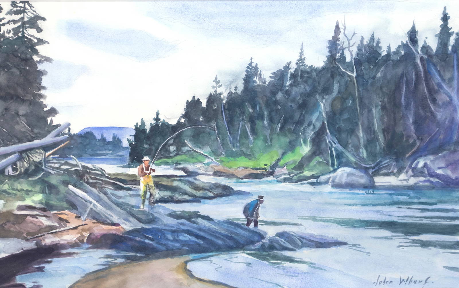 John Whorf (19031959), Spotting Trout Auction