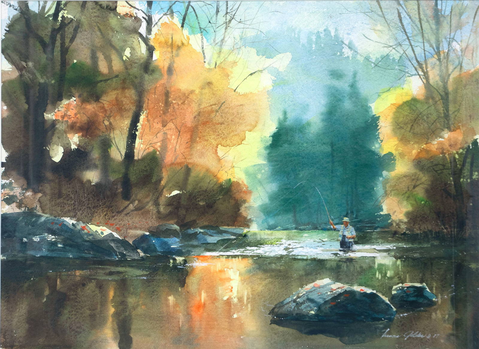 Francis Golden (19162008), Fly Fishing Auction