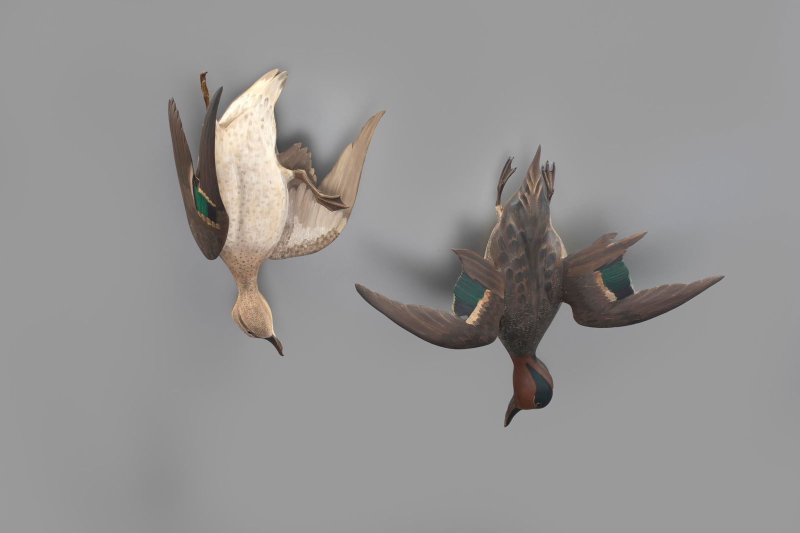 Green-Winged Teal Hanging Pair by John S. du Mont (1919-2005) (1 of 3)