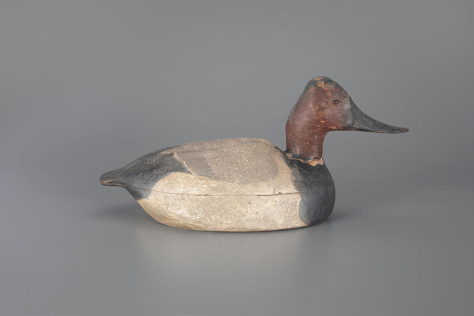 Knot-Head Canvasback Drake Decoy by the Ward Brothers, Crisfield, MD (1 of 4)