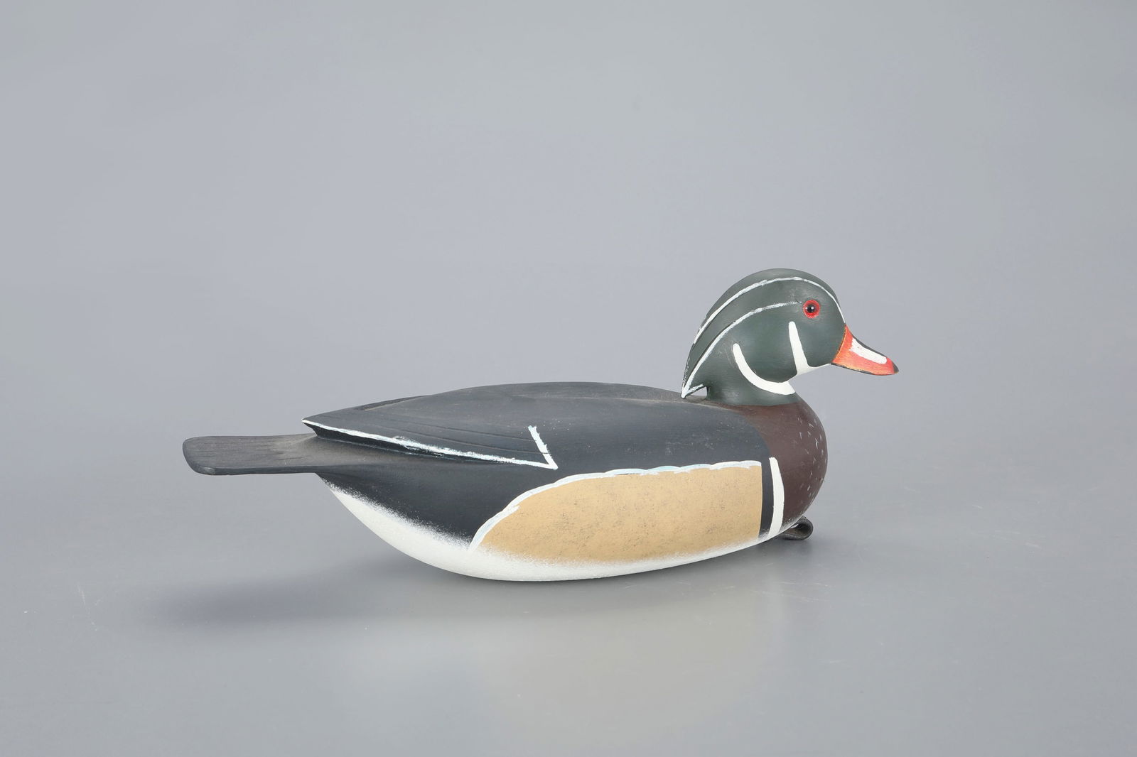 Wood Duck Decoy by Will Hammerstrom Jr. (b. 1953) Waretown, NJ (1 of 4)