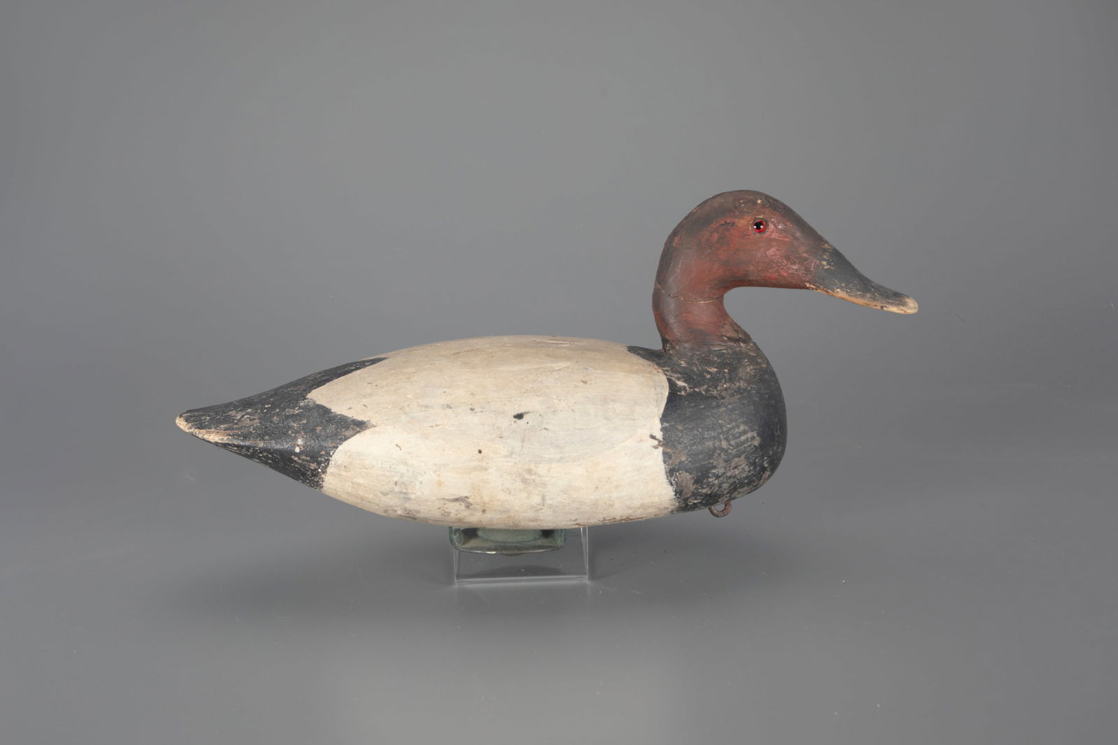Canvasback Decoy by Ira D. Hudson (1873-1949) Chincoteague, VA (1 of 4)