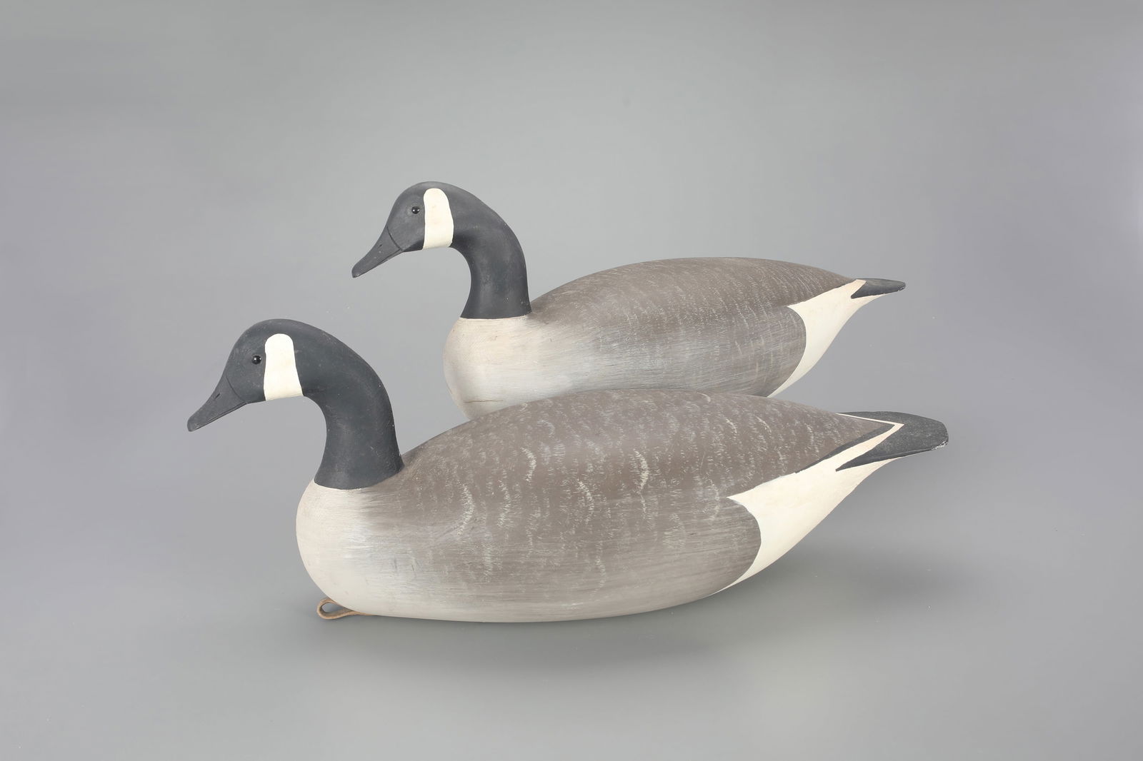 Pair of Canada Goose Decoys by William "Will" Hammerstrom Jr. (b. 1953) Waretown, NJ (1 of 3)