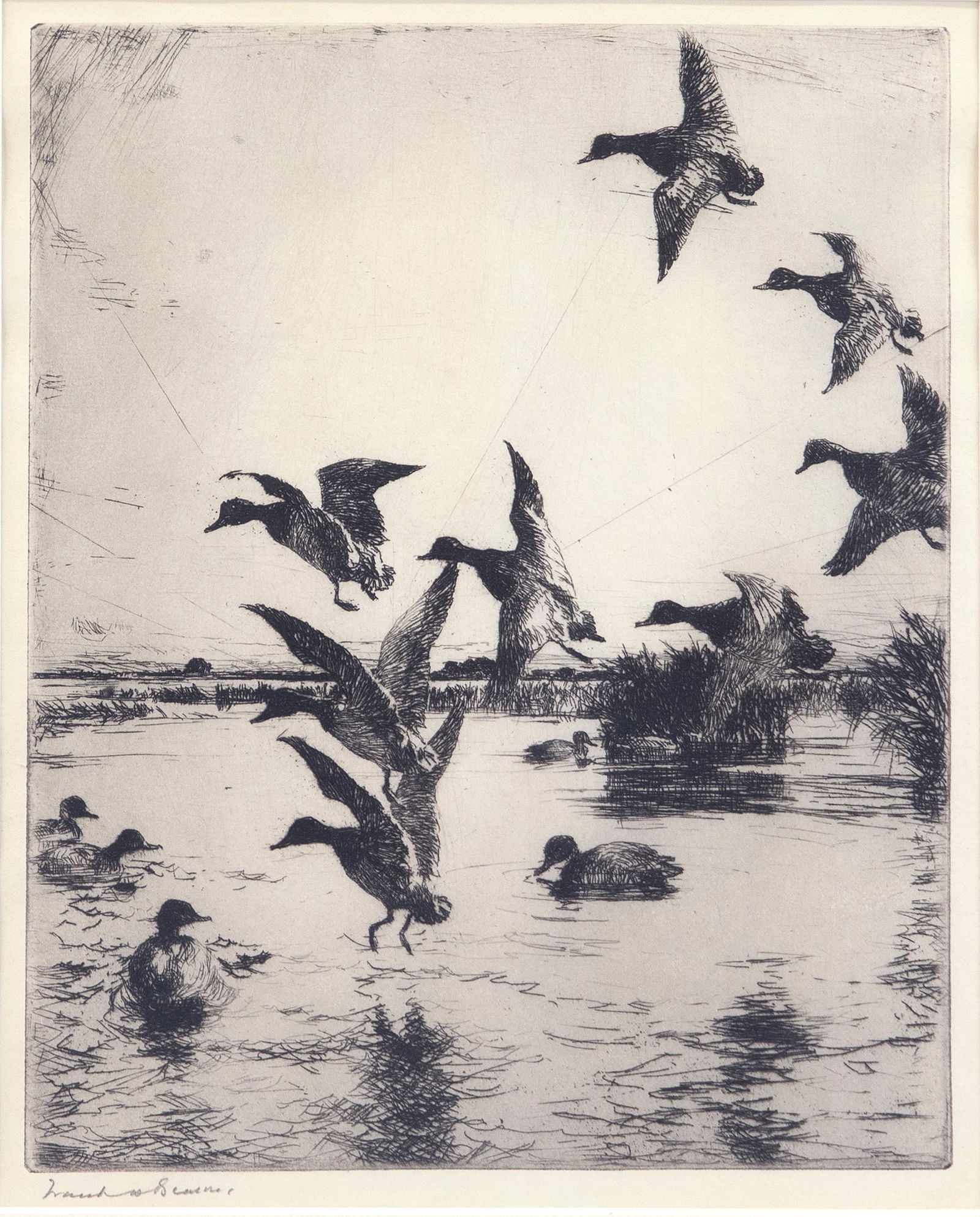 Frank W. Benson (1862-1951), Two Etchings (1 of 6)