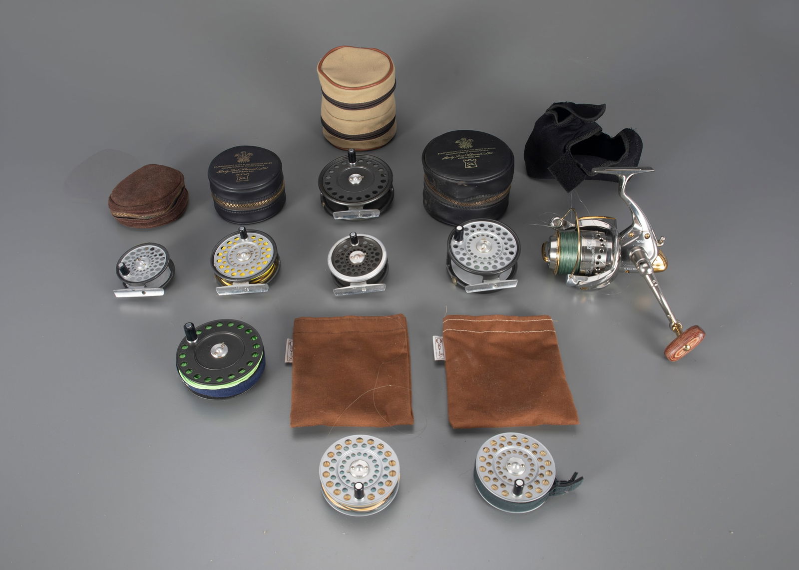 Nine Hardy Reel Pieces (1 of 2)