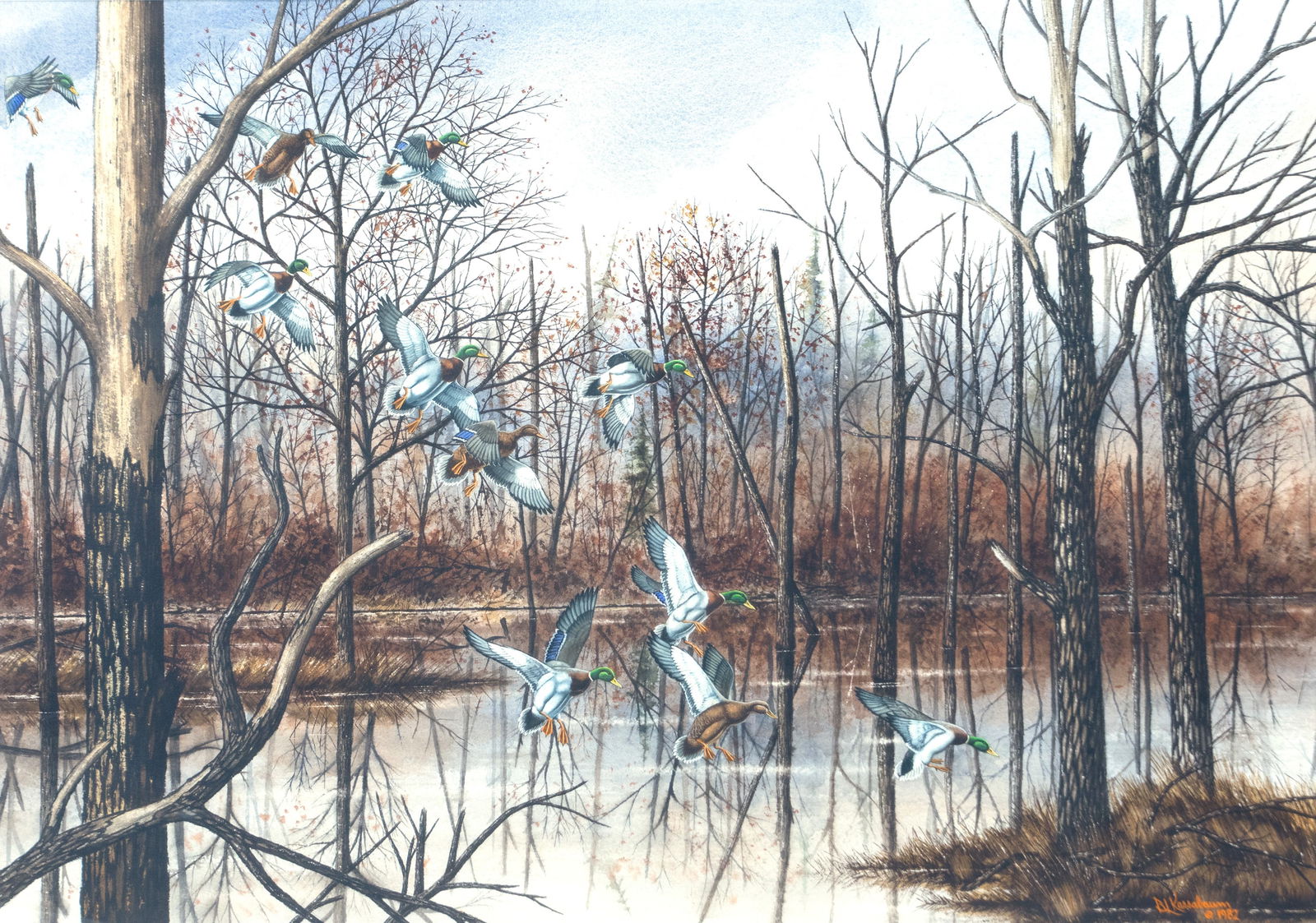 Bartlett Lee Kassabaum (1947-2021), Mallards (1 of 3)