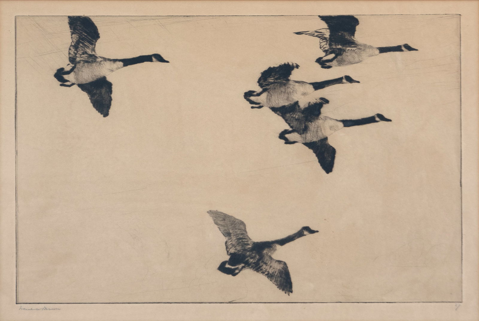 Frank W. Benson (1862-1951), Three Etchings (1 of 9)