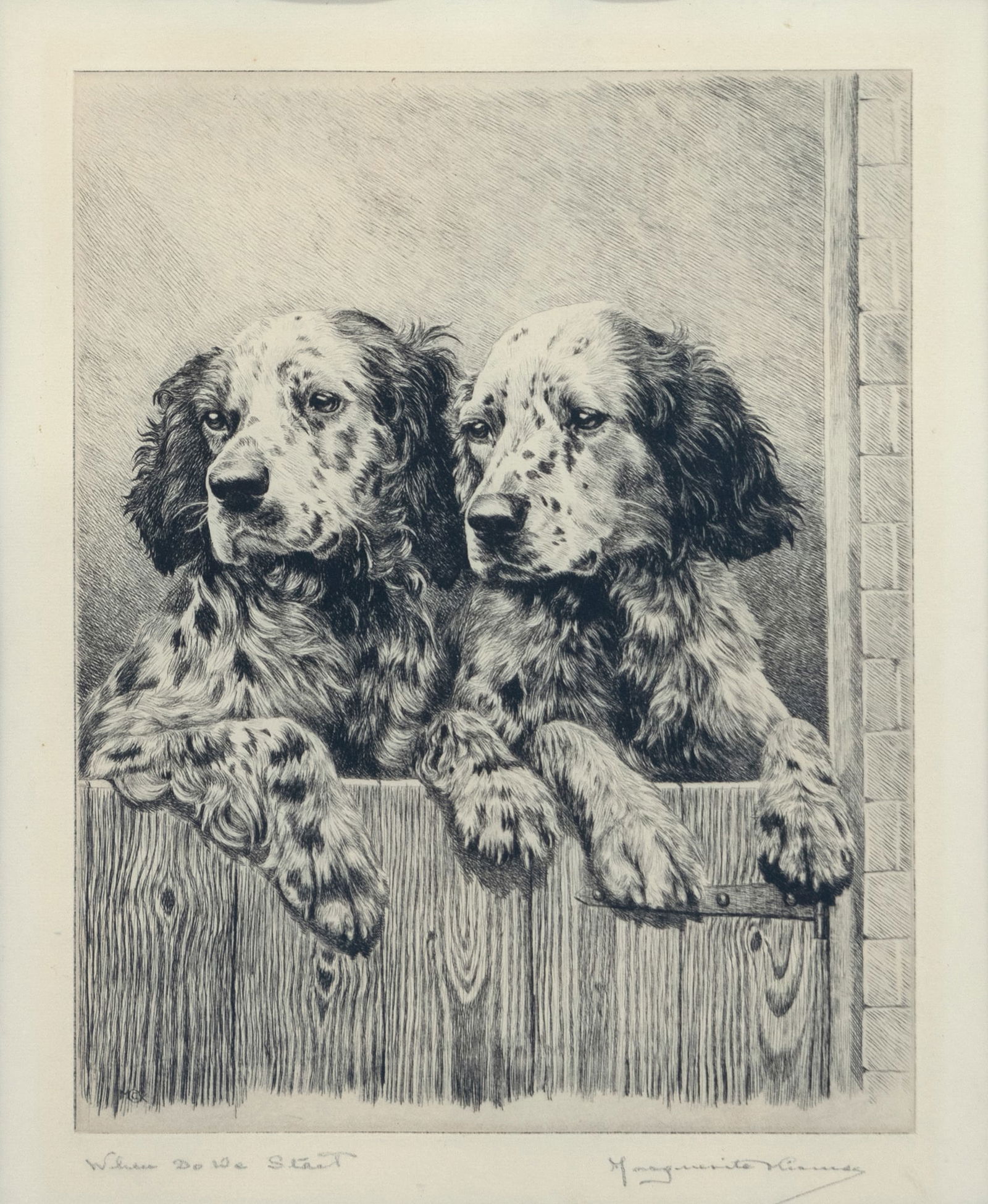 Marguerite Kirmse (1885-1954), When Do We Start? (1 of 3)