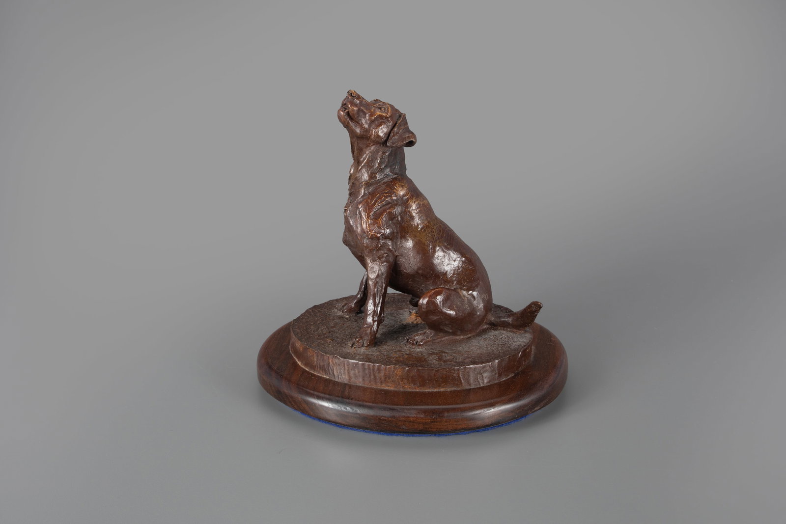 Jon Ruehle (1949-2020), Labrador Retriever: Jon Ruehle (1949-2020) Labrador Retriever, 1999 signed and dated "copyright 1999 Ruehle" on base bronze, 7 3/4 by 8 by 6 in. numbered on baseedition 23 of 50 Provenance: Estate of Martin F. "Bubba" Wo