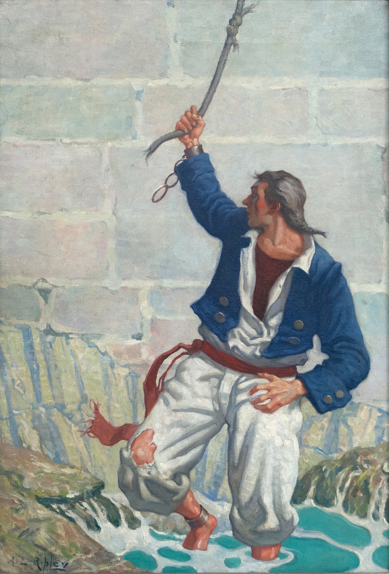 Aiden Lassell Ripley (1896-1969), Escape from Dartmoor (1 of 6)