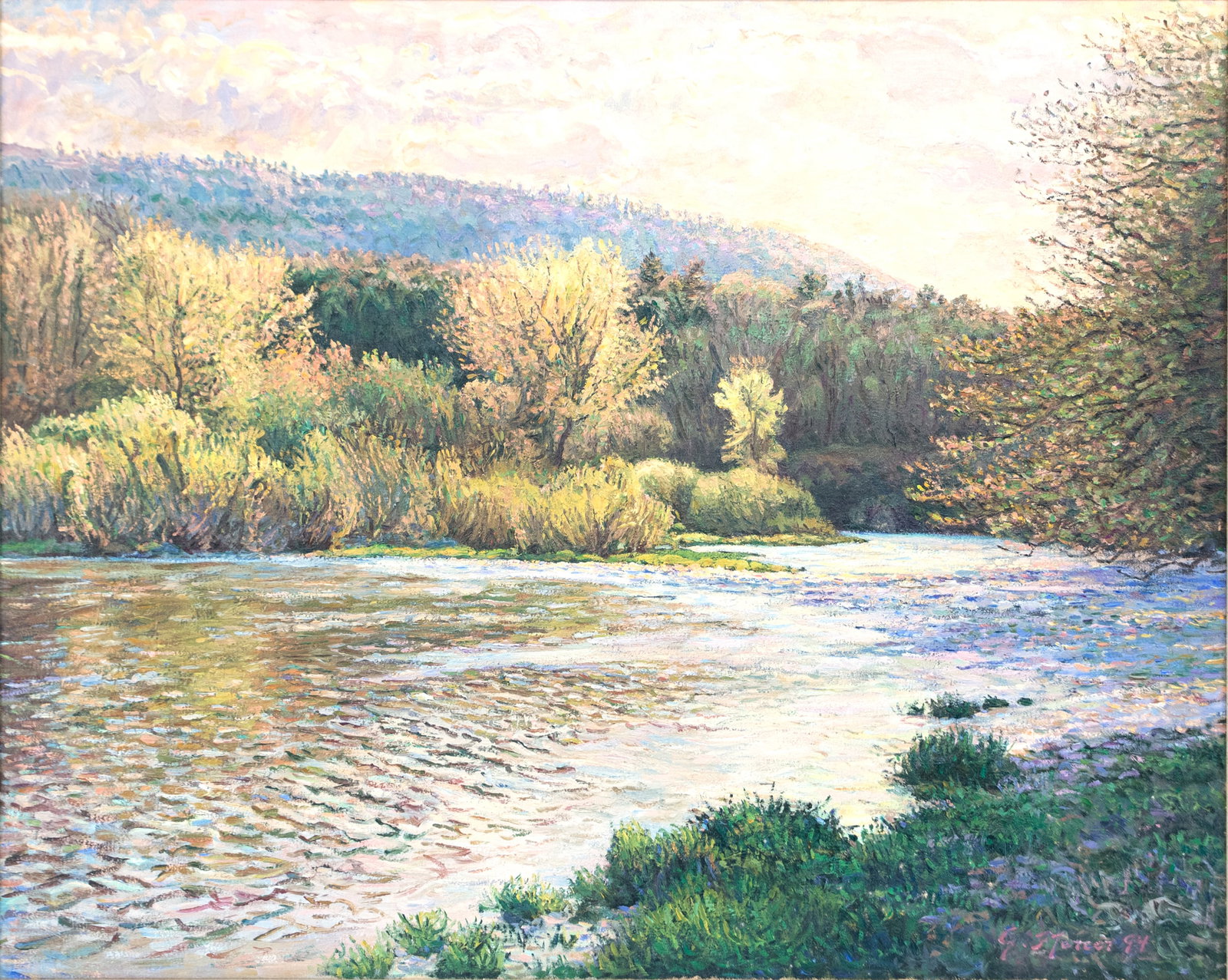 Galen Mercer (b. 1962), Spring, Upper Beaverkill (1 of 3)