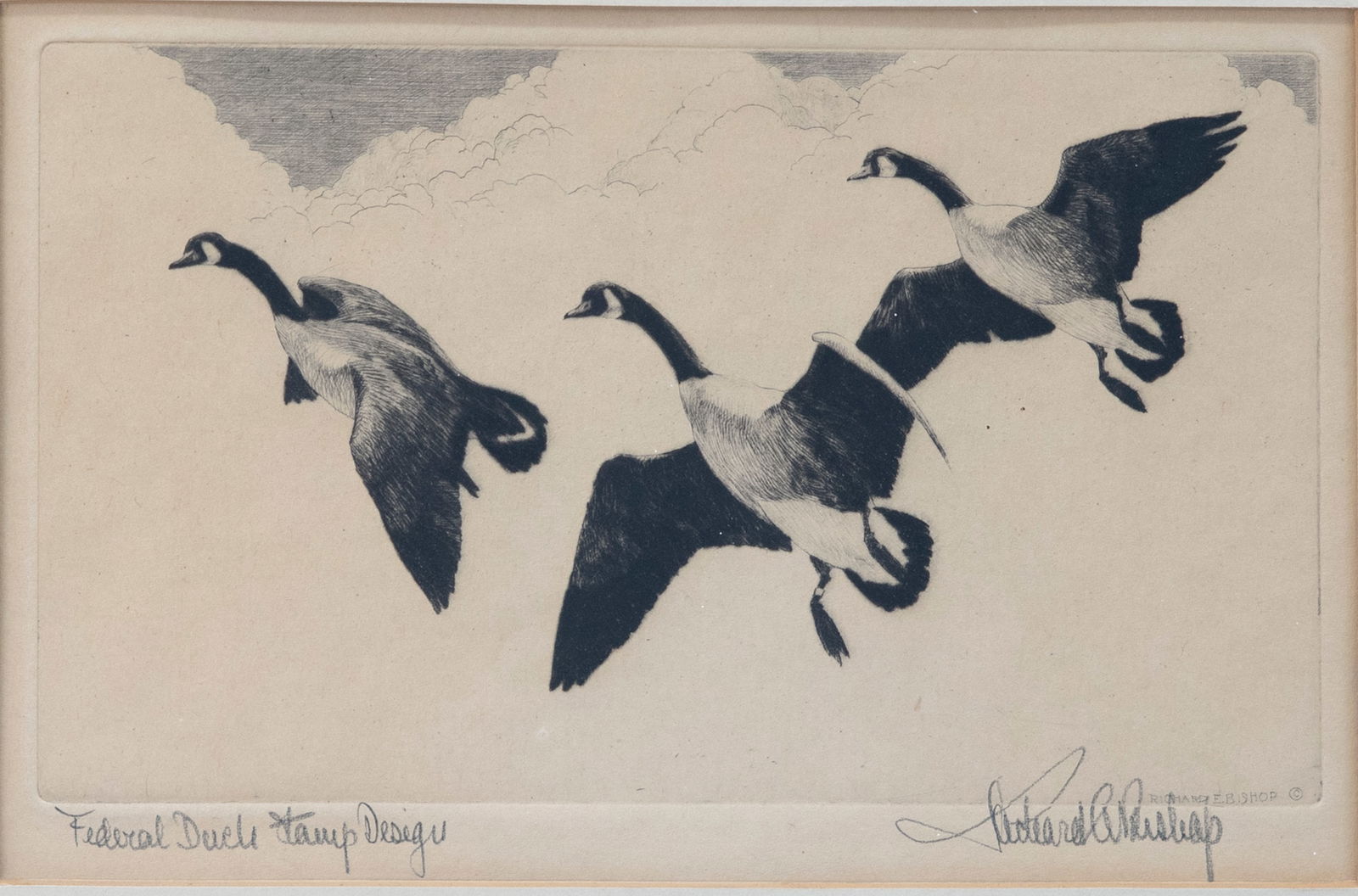 Richard E. Bishop (1887-1975), Federal Duck Stamp Design (1 of 3)