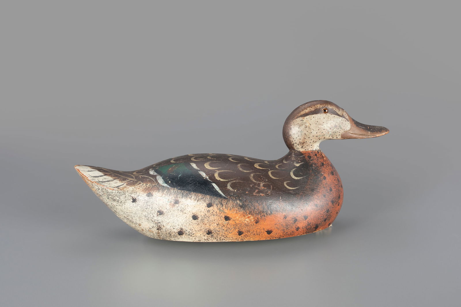 "Premier-Grade" Mallard Hen Decoy by Mason Decoy Factory (1896-1924) (1 of 4)