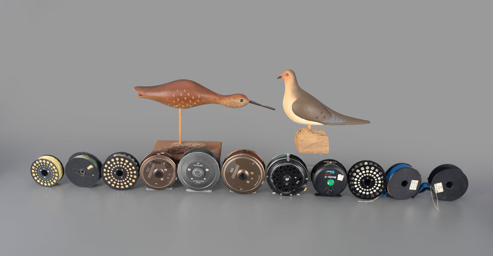 Five Reels, Six Spools, Dove, and a Shorebird (1 of 4)