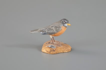 Miniature Robin by Steve Weaver (b. 1950)