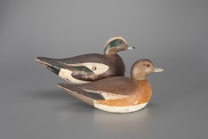 Rare Wigeon Pair by Lloyd Aaron Sterling (1880-1964)