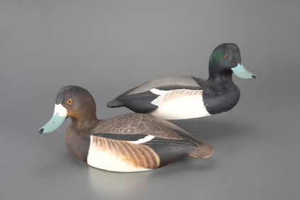 Bluebill Pair with Poems by The Ward Brothers