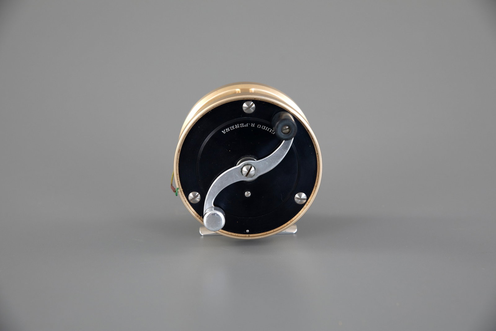 Bogdan Model 2 Salmon Reel by Stan Bogdan (1918-2011): Bogdan Model 2 Salmon Reel Stan Bogdan (1918-2011) Nashua, NH A Model 2 Large Salmon right-handed fly reel with a 3 3/4 in. diameter and 1 3/8 in. spool width. "S. E. Bogdan, Nashua, N.H." and drag ad