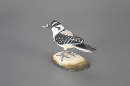 Life-Size Hairy Woodpecker by Frank S. Finney (b. 1947)