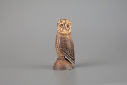Half-Size Barred Owl by Frank S. Finney (b. 1947)