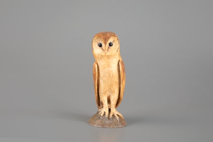 Half-Size Barn Owl by Frank S. Finney (b. 1947)