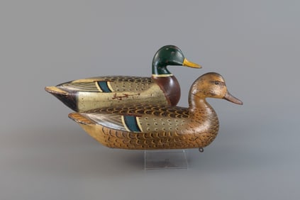 "Golden" Mallard Pair by Charles H. Perdew (1874-1963)