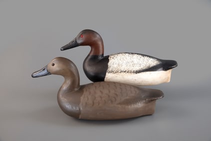 Canvasback Pair by "Fresh Air Dick" Janson (1872-1951)
