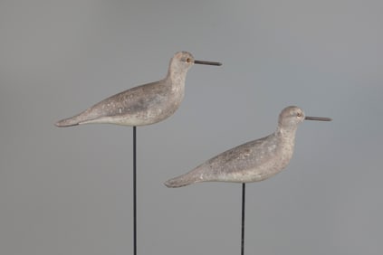 Willet Pair by Mason Decoy Factory (1896-1924)