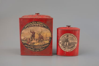 Two Powder Tins