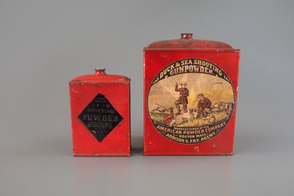 Two Powder Tins
