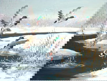 Maynard F. Reece (1920-2020), Mallards in Winter